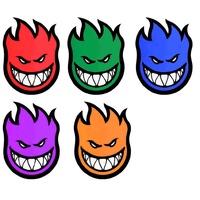 SPITFIRE SKATEBOARD STICKER SPITIFIRE WHEELS LARGE SKATE DECAL 30cm x 22cm ASST COLOURS