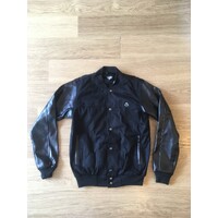 Juice - Collage Jacket Black Button Up Mens Medium