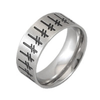 DEATHWISH RING GANG LOGO SILVER ASST SIZES