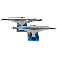 Tensor Trucks - Alum Stencil Mirror Raw / Blue Fade 5.5 Trucks Skateboard