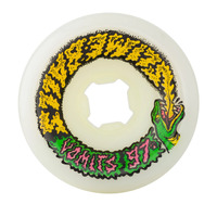 Santa Cruz - Snake Vomits 60mm 97a White Pink Set of 4 Wheels Skateboard