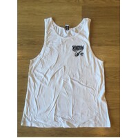 Kingpin - Hazy Deeds Singlet White Kingpin Skate Supply King Pin