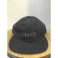 KIngpin - Corduroy Hat Cap Petrol Blue Kingpin Logo Skate Supply Adjustable cord