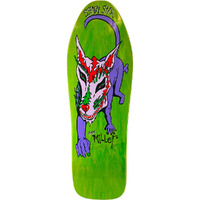 Schmitt Stix - Chris Miller 10.0" X 31.25" Reissue Skateboard Deck Green / Purple | monster dog skate board deck