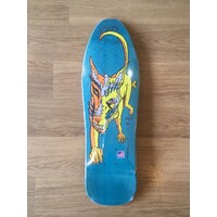 Schmitt Stix - Chris Miller Mini 9.125" X 29.75" Reissue Skateboard Deck Blue Stain | monster dog skate board deck