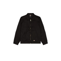 Dickies unlined eisenhower jacket zip through welt pockets Black