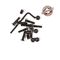 Independent Truck Co - 1" Black Allen Precision Bolts Pack of 8 Bolts