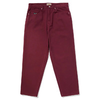 Huf - Cromer Pants Wine Jeans Denim Loose fit relaxed