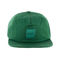 Huf - Unstructured Box Snapback Green Hat One Size 6 Panel Cap