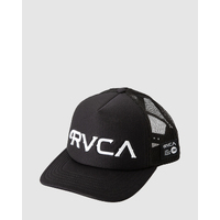 RVCA - x Mister Cartoon Black Trucker Hat Snap Back Snapback