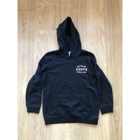 Kingpin - OG Letters Hoody Jumper Black Pull Over Kingpin Skate Supply King Pin Youth Size