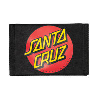 Santa Cruz CLASSIC DOT Wallet TRI FOLD Accessories Black Mens