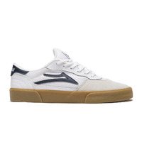 Lakai - Cambridge Suede Skate Shoes White / Navy New Shoe US Mens