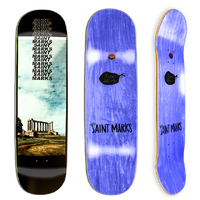SAINT MARKS Skateboard Deck 8.5" Columns board 14.25" WB 31.8 L NEW