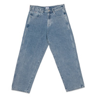Hoddle - 12o Ranger Demin Light Blue Washed Baggy Jeans Skate Kingpin store