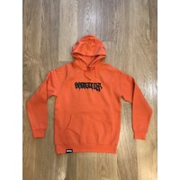 99 DEGREES - Tag Hooded Jumper Orange Pull Over Hoody