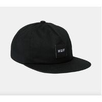 Huf - Set Box Snapback Black Hat One Size 6 Panel Cap