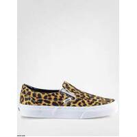 VANS CLASSIC SLIP ON digi leopard BLACK TR WHITE MENS US 5/WOMENS US 6.5