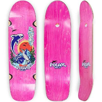 Polar - SHIN SANBONGI MOUNT FUJI PINK 8.625" x 32.175" WB 14.5" Skateboard Deck WHEEL WELLS SHAPED P9