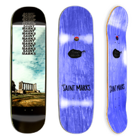 SAINT MARKS Skateboard Deck 8.375" Columns board 14.25" WB 31.8 L NEW