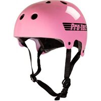 PRO-TEC HELMET CLASSIC CERTIFIED GLOSS PINK PROTEC OLD SKOOL