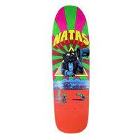 101 Skateboard DECK NATAS MULTI HOLOGRAPHIC 9.25" PANTHER DECK neon orange