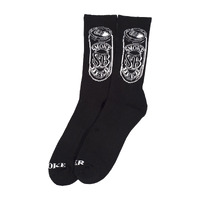 Smoke Beer - Can Logo Socks Black Pair Smoke Beer