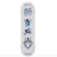 Welcome Skateboards - Cherubs On Island 8.38" Evan Mock White / Prism Foil Skate Board Deck