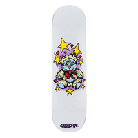 Welcome Skateboards - Lamby On Evil twin shape White 8.5" Skate Board Deck