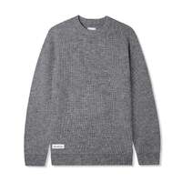 Butter Goods - Marle Knitted Sweater Pull Over Knit Grey Buttergoods Jumper