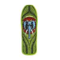 Powell Peralta MIKE VALLELY SKATEBOARD Elephant 9.85" x 30"  green Bones Brigade Reissue skateboard deck