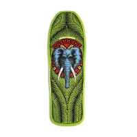 Powell Peralta MIKE VALLELY SKATEBOARD Elephant 9.85" x 30" green Bones Brigade Reissue skateboard deck