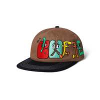 Butter Goods Zorched 6 Panel Cap Brown / Black Buttergoods Hat