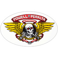 Powell Peralta WINGED RIPPER Single Sticker Bones Brigade NEW RED