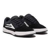 LAKAI SHOES BRIGHTON KIDS black / white SUEDE KS221-0257-B00 / BKWTS / BLKSD