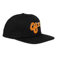OJ Wheels - Star Mid Profile Snap Back Hat Black Cap OSFA
