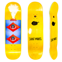 Saint Marks - Mosquito Coil 8.375" x 31.65" WB 14.25" Yellow Stain Skateboard Deck