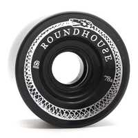Carver - Roundhouse 68mm 78a Wheels Transparent Black Set of Four Skateboard Cruiser Soft