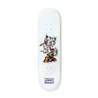 Cash Only Cat Deck 8.5" Skate Board white