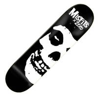 Zero - Misfits Fiend Skull 8.25" Glow In The Dark Deck Skateboard Skate Board