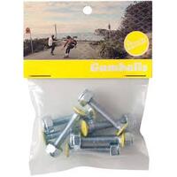 Penny Skateboard Bolts 1.125" Inch Gumballs Yellow Hardware phillips head