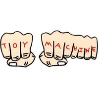 toy machine SKATEBOARDS knuckles STICKER 6.75" x 2.75"