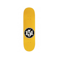 151 Deck Team Deck Yellow 8.75" SKATEBOARD DECK