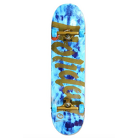 HOLIDAY SKATEBOARDS TIE DYE COMPLETE 8.0' Ice/Gold NEW SKATEBOARD AUS SELLER KINGPIN