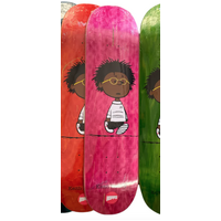 Hopps KEITH DENLEY KID Skateboard Deck 8.3" Deck Skateboard Pink stained