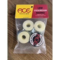 ACE TRUCKS - Low Medium bushings top (91a) bottom (86a) White Set