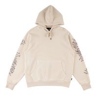 Welcome Skateboards - Barb Sleeve EMBD Hoodie Bone Pull Over Jumper Hoody