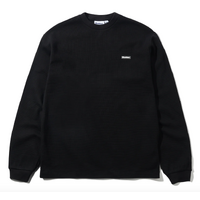 Butter Goods - Basic Waffle L/S Tee Black Buttergoods