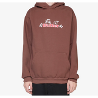Butter Goods - Tempo logo Hoodie chocolate hood hoody brown