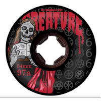 54mm Bloodsuckers Hardline 97a OJ Skateboard Wheels Set Of 4